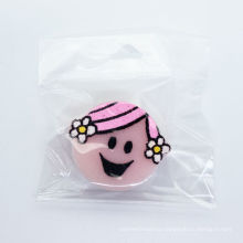 lovely cartoon girl baby bath sponge ball for body